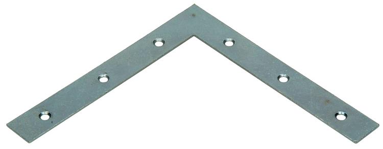 1014296 - 8 carrés plats galvanisés 150x150x20mm | 10 pièces