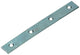1014306 - 8 plaques de liaison galvanisées 150x18mm | 10 pièces