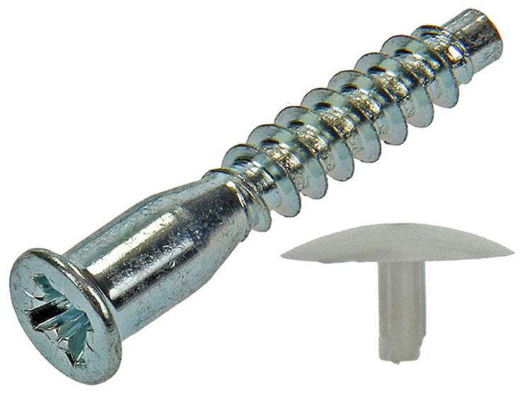 Mack 1013704 - 12 vis unitaires avec capuchon blanc m 6,3 x 40 mm | 10 pièces