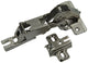 Mack 1013696 - 2 charnières pour meuble TV encastrable droites 35mm | 5 pièces