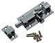 Mack 1013684 - 1 loquet coulissant en laiton chromé a 50 - b 16 mm | 5 pièces