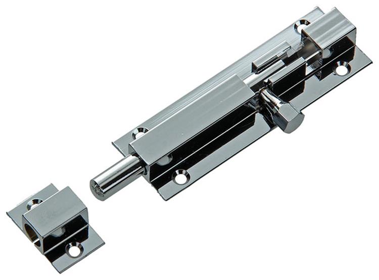 Mack 1013685 - 1 loquet coulissant en laiton chromé a 75 - b 16 mm | 5 pièces