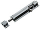 Mack 1013686 - 1 loquet coulissant en laiton chromé a 100 - b 16 mm | 5 pièces