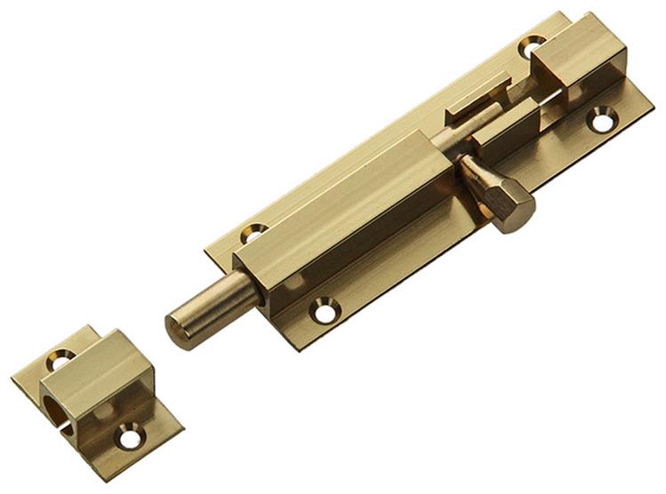 Mack 1013682 - 1 loquet coulissant laiton poli a 75 - b 16 mm | 5 pièces