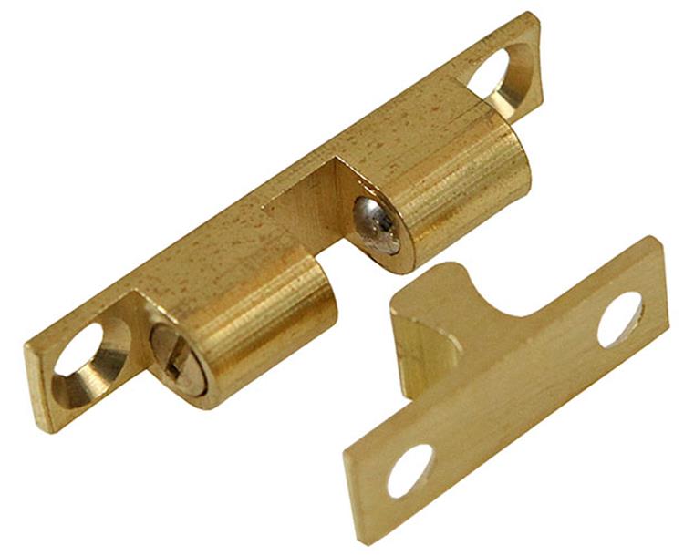 Mack 1013771 - 2 serrures à bille en laiton h 44 x l 8 mm | 5 pièces