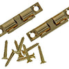 Mack 1013771 - 2 serrures à bille en laiton h 44 x l 8 mm | 5 pièces