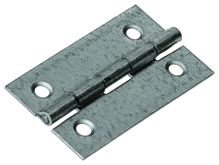Mack 1013738 - 20 charnières étroites galvanisées 50 x l 30mm | 5 pièces