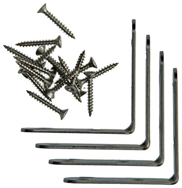 Mack 1013775 - 4 crochets pour chaise inox 60x60mm | 10 pièces