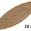 Mack 1013780 - 20 chevilles à lamelles 61 x 23 x 4 mm | 5 pièces