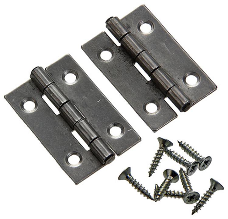 Mack 1013708 - 2 charnières étroites inox h 35 x l 22 mm | 5 pièces