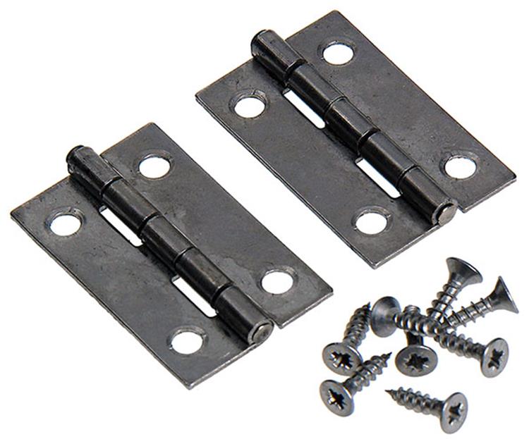 Mack 1013709 - 2 charnières étroites inox h 40 x l 25 mm | 5 pièces