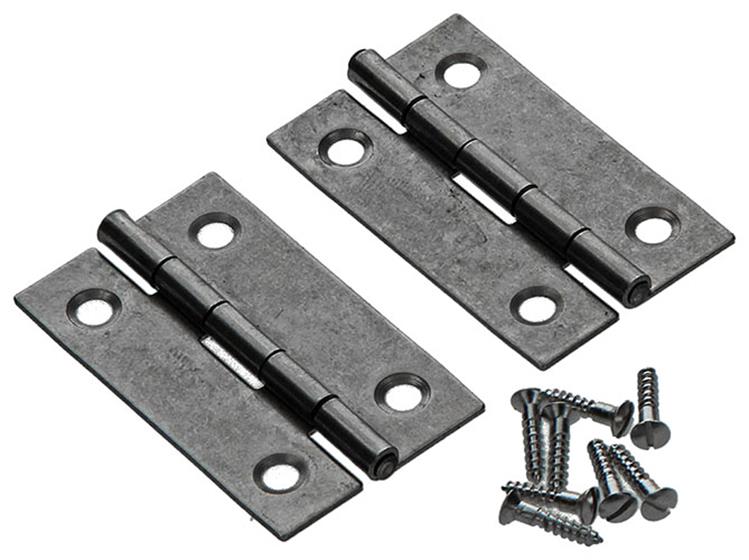 Mack 1013710 - 2 charnières étroites inox h 50 x l 30 mm | 5 pièces