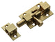 Mack 1013714 - 1 loquet coulissant laiton poli a 40 - b 13 mm | 5 pièces