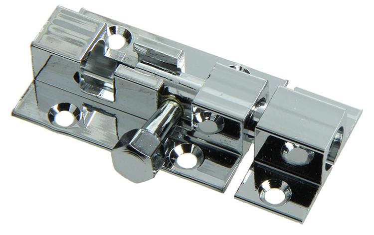 Mack 1013715 - 1 loquet coulissant en laiton chromé a 40 - b 13 mm | 5 pièces