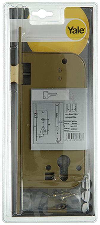 Yale 1013833 - cylindre slt 520 l r 60mm bronze carré avant pl. axe 85mm | 1 pièce