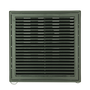 Renson 1069264 - grille orientable en saillie PVC 732 (250x250) str 9005 (noir) | 2 pièces - afbeelding 1