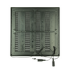 Renson 1069264 - grille orientable en saillie PVC 732 (250x250) str 9005 (noir) | 2 pièces