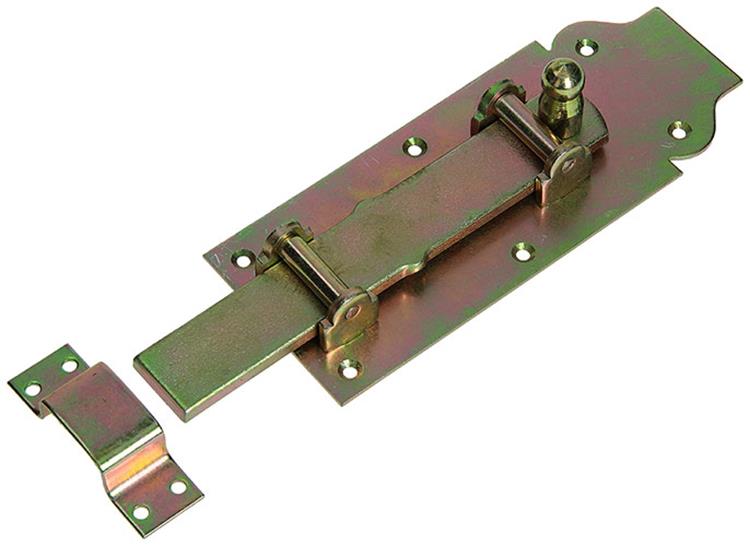 1014276 - glissière à rouleaux lourde, galvanisée jaune 200 mm | 5 pièces