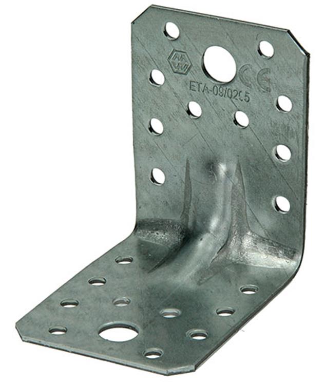 1014432 - ancrage d'angle avec rainure 70x70x55mm | 50 pièces