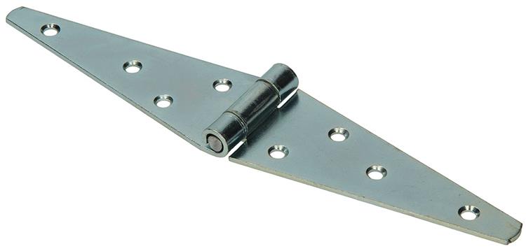 1014444 - charnières arrière 2 gel.bl.plaquées. 250x50mm | 12 pièces