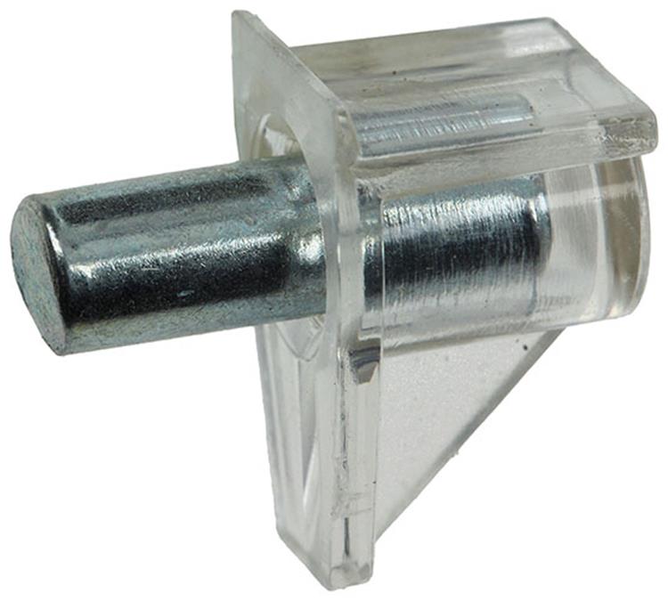 Mack 1014490 - 12 supports d'étagère transparents ø 5 mm | 5 pièces