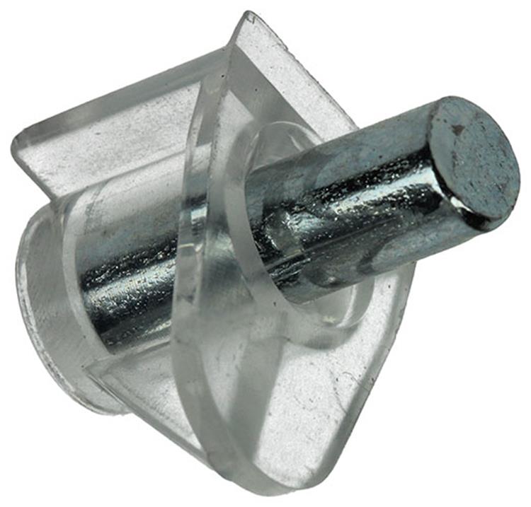 Mack 1014490 - 12 supports d'étagère transparents ø 5 mm | 5 pièces