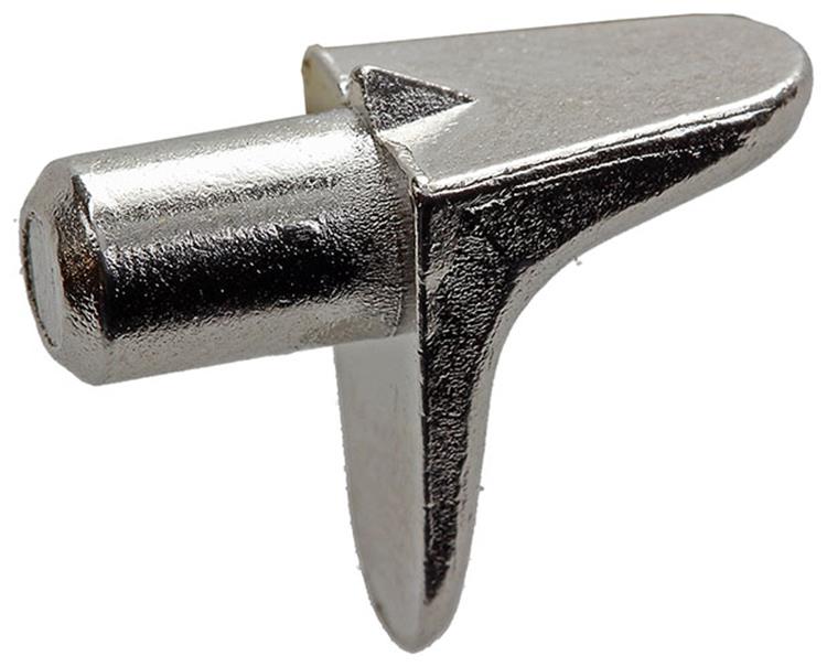 Mack 1014491 - 8 équerres d'étagère nickelées ø 5 mm | 5 pièces