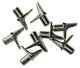 Mack 1014491 - 8 équerres d'étagère nickelées ø 5 mm | 5 pièces
