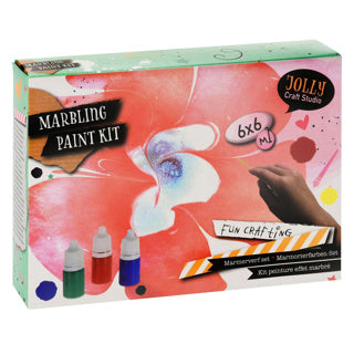 Ensemble de peinture en marbre