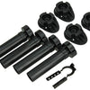 Mack 1014496 - jeu de 4 pieds de socle en plastique 150 mm | 10 pièces