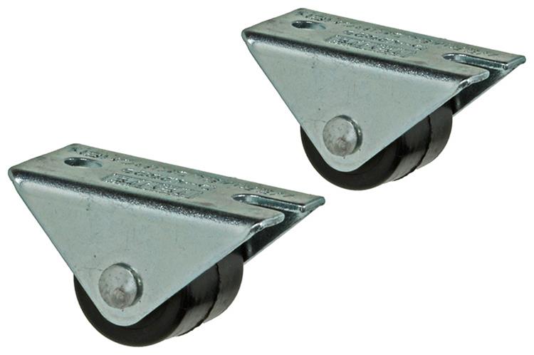 1014736 - 2 pcs roulettes fixes en plastique 13mm | 5 pièces