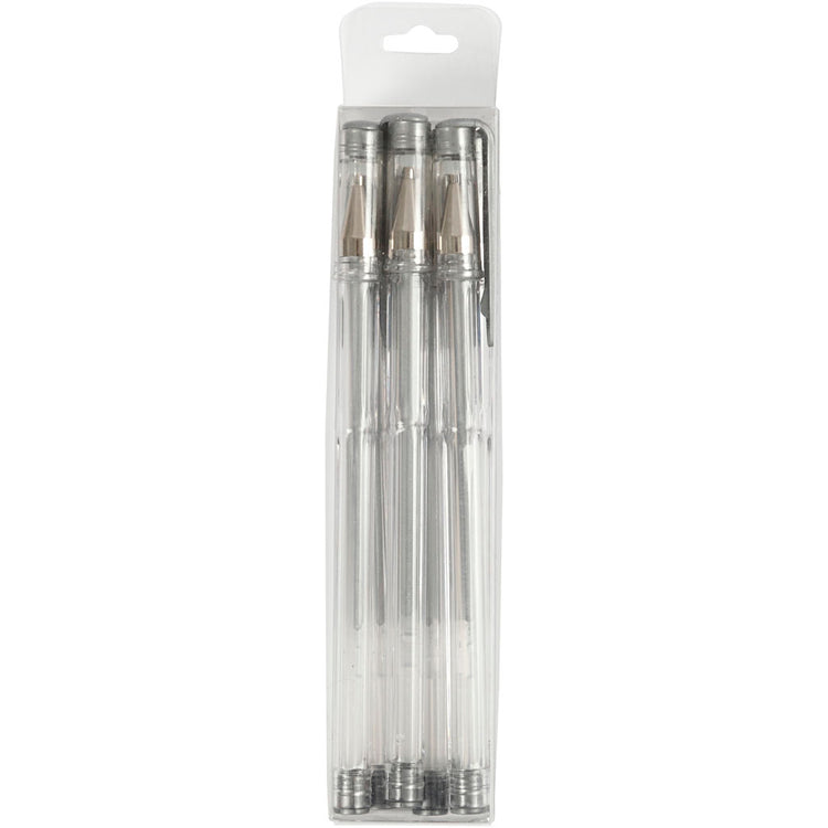 Stylo gel Creativ company, largeur de trait 0,8 mm, argent, 6 pièces 1 boîte