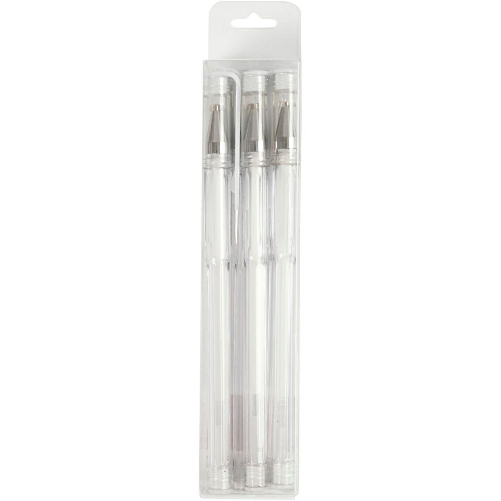 Stylo gel Creativ company, largeur de trait 0,8 mm, blanc, 6 pièces 1 boîte