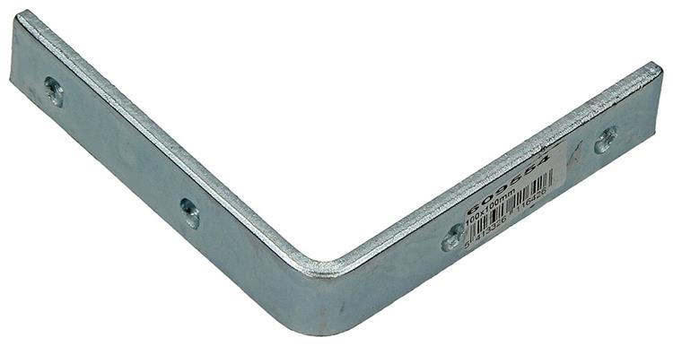 1003127 - carré lourd galvanisé 100x20x5mm | 25 pièces