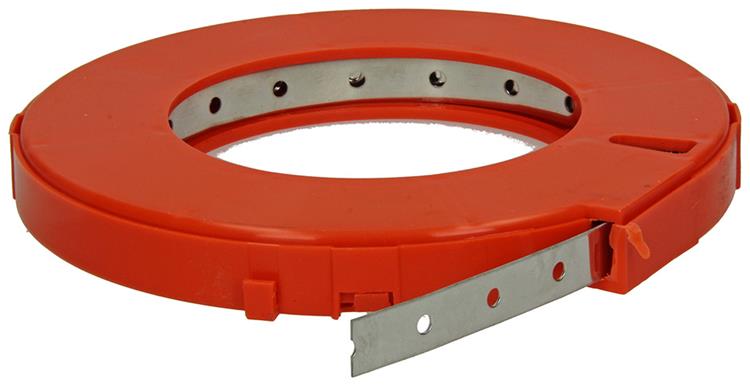 1014766 - feuillard perforé, acier inoxydable 12mmx0.8mm x10m | 2 pièces