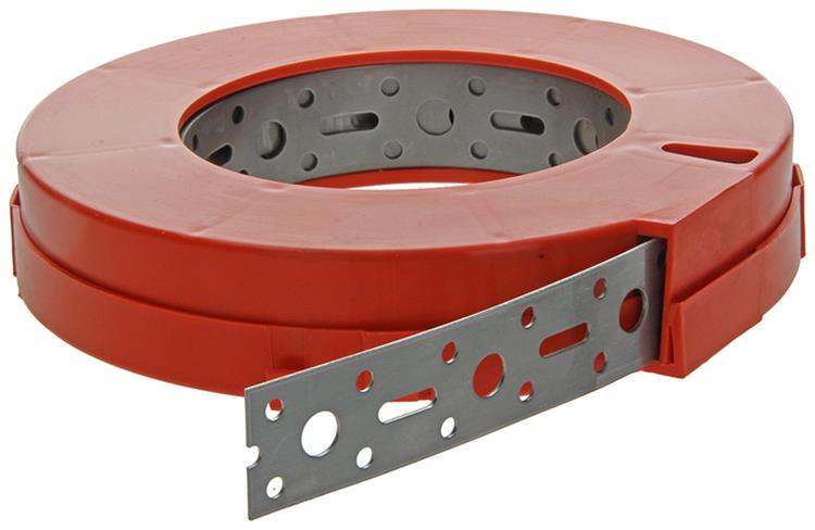 1014768 - feuillard perforé, acier inoxydable 25mmx1mmx10m | 2 pièces