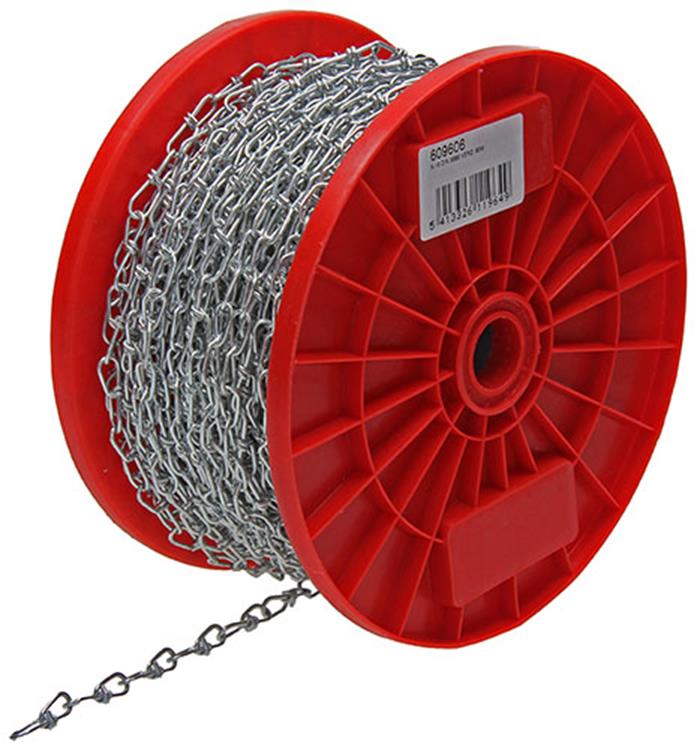 1013672 - chaîne victor galvanisée din5686ø 1,6mm l 23mm 60m wwl 20 kg | 60 pièces