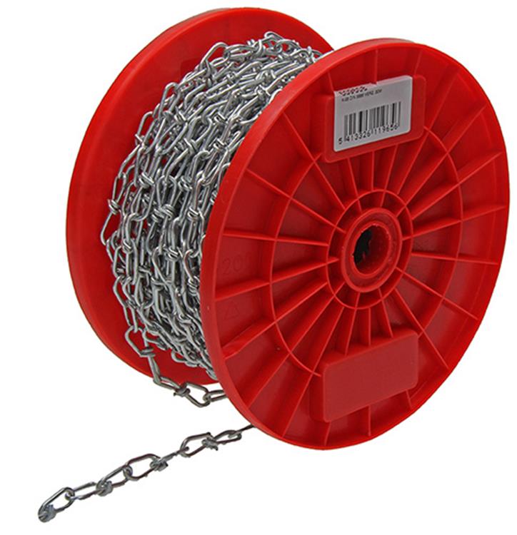 1013673 - chaîne victor galvanisée din5686ø 2,2mm l 31mm 30m wwl 38 kg | 30 pièces