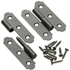 Mack 1013707 - 2 charnières espagnoles gauche inox h 80 - l 45 mm | 5 pièces