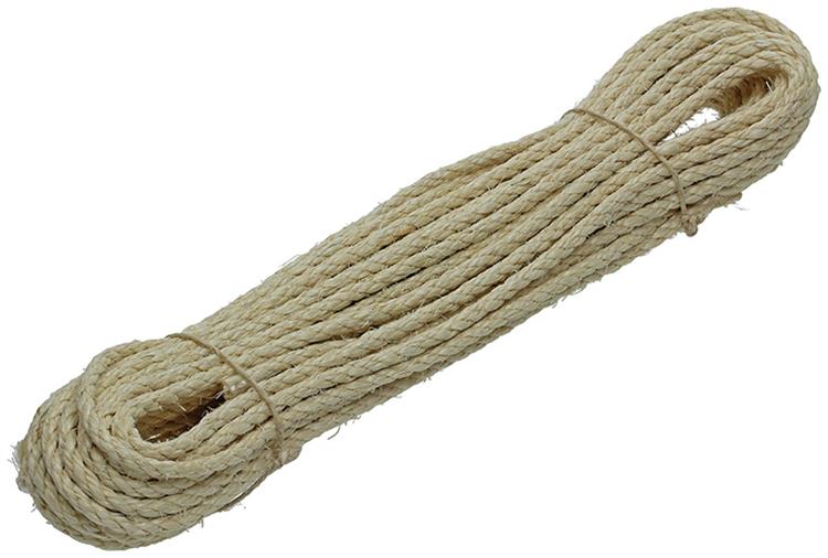 Mack 1014926 - fil torsadé en sisal 6mm env. 20m | 5 pièces