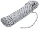 Mack 1014932 - pp tressé blanc bleu brin5mm 20m | 5 pièces
