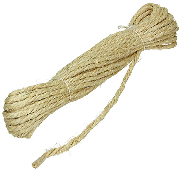 Mack 1014957 - fil torsadé en sisal 4mm env. 20m | 5 pièces
