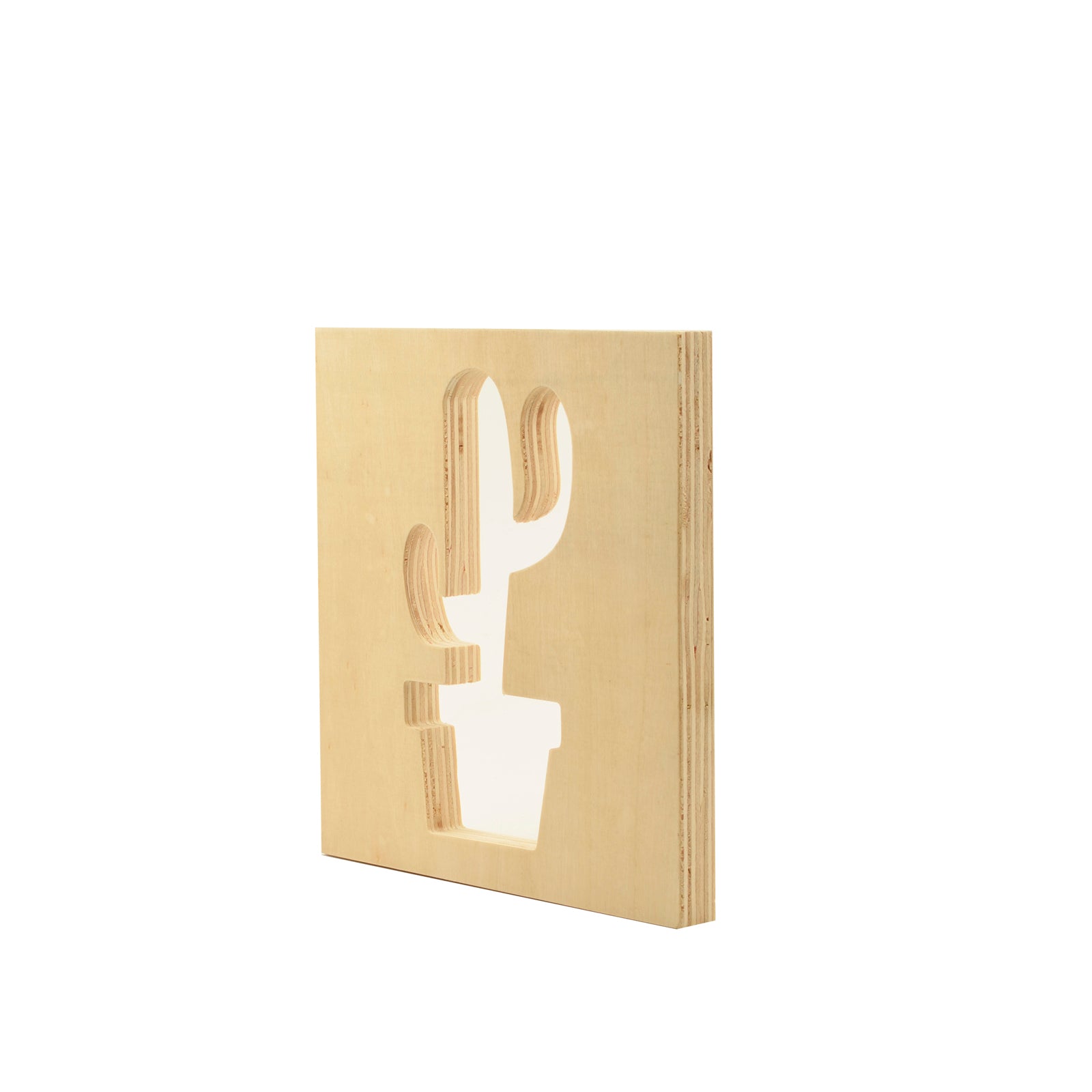 Vaessen creative • symbole en bois 14cmx1,5cm cactus