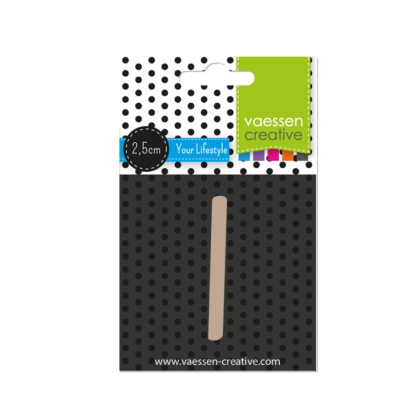 Vaessen creative • chiffre en bois 1 2.5cmx3mm