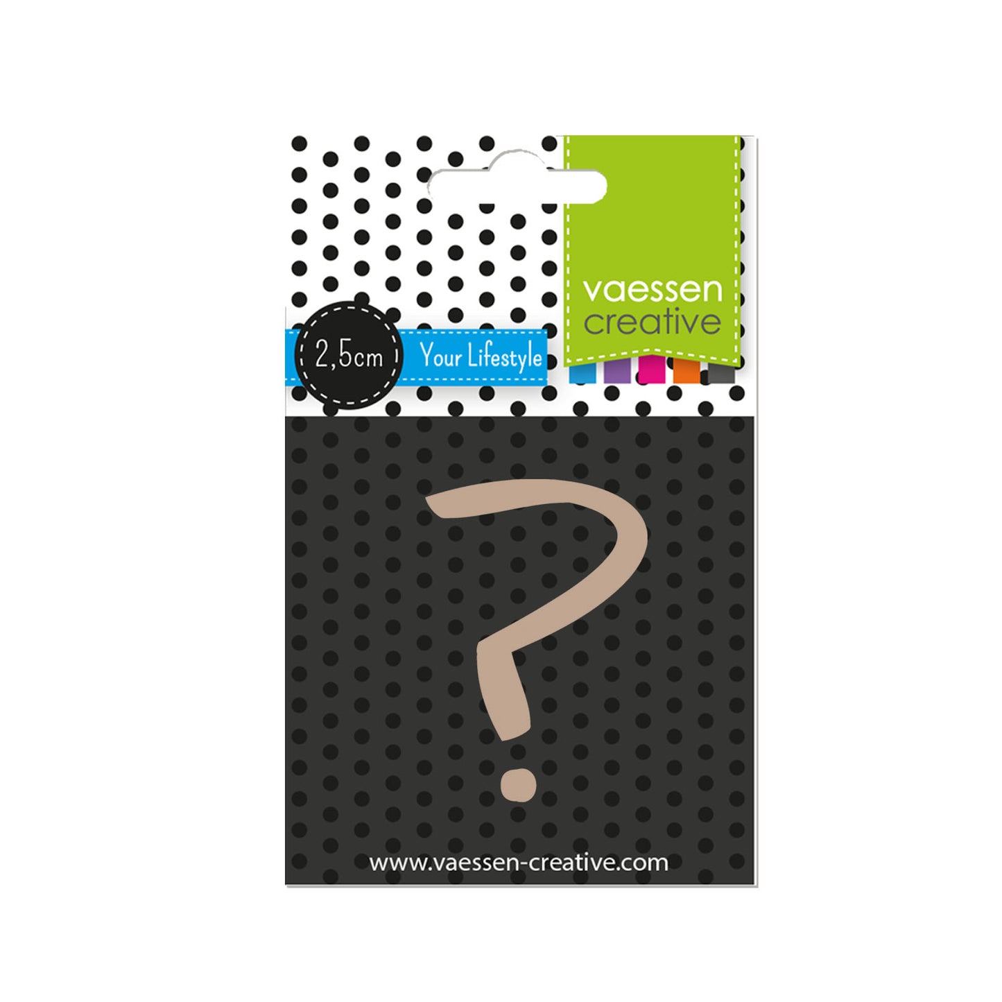 Vaessen creative • signe de ponctuation en bois 2,5cmx3mm ?