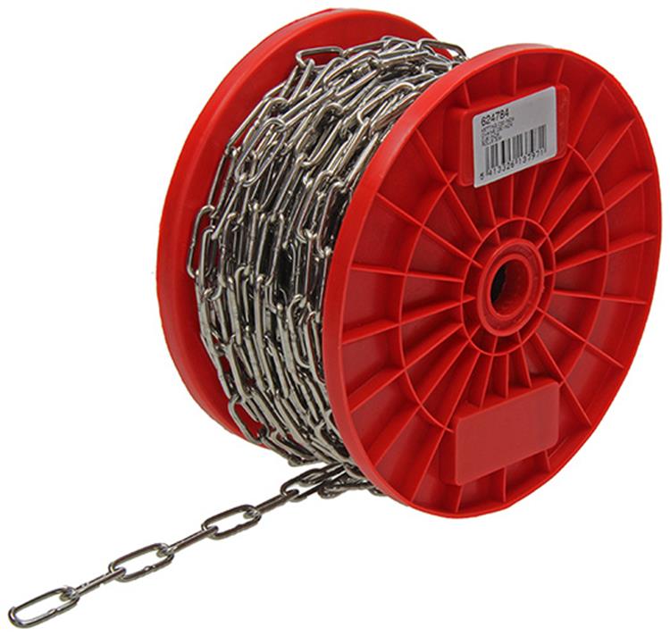 1015114 - kett. acier inoxydable sch. long din5685-1ø 3mm l 26mm 30m wwl 40 kg | 30 pièces