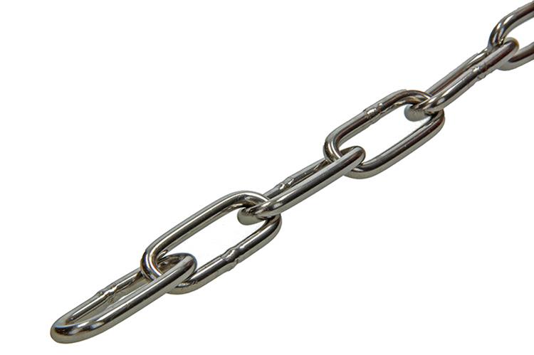 1015115 - kett. acier inoxydable sch. long din5685-1ø 4mm l 32mm 20m wwl 80 kg | 20 pièces