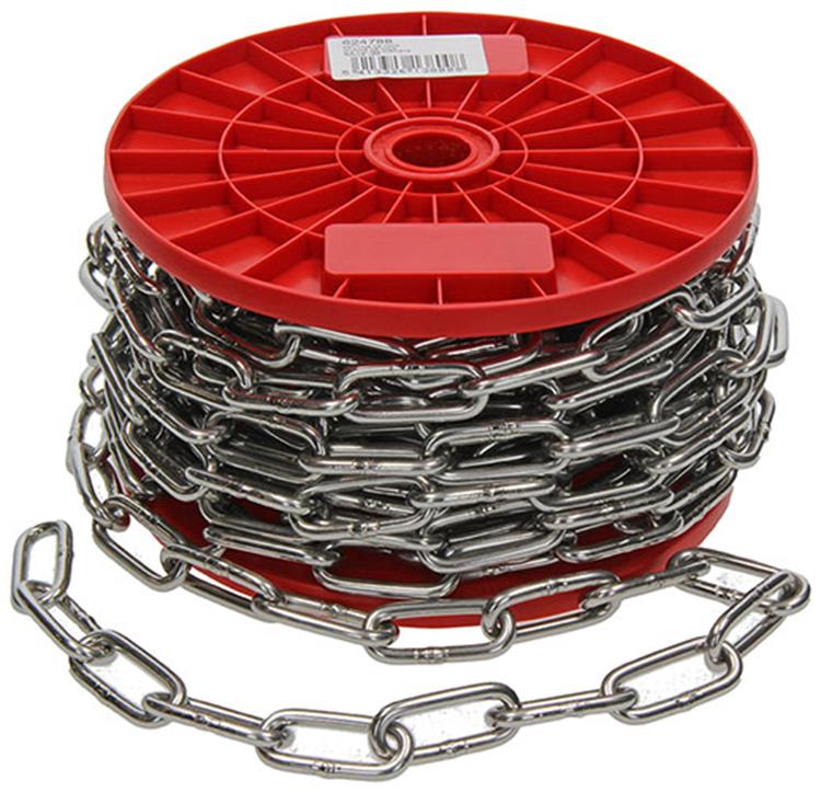 1015116 - kett. acier inoxydable sch. long din5685-1ø 5mm l 35mm 15m wwl 125 kg | 15 pièces