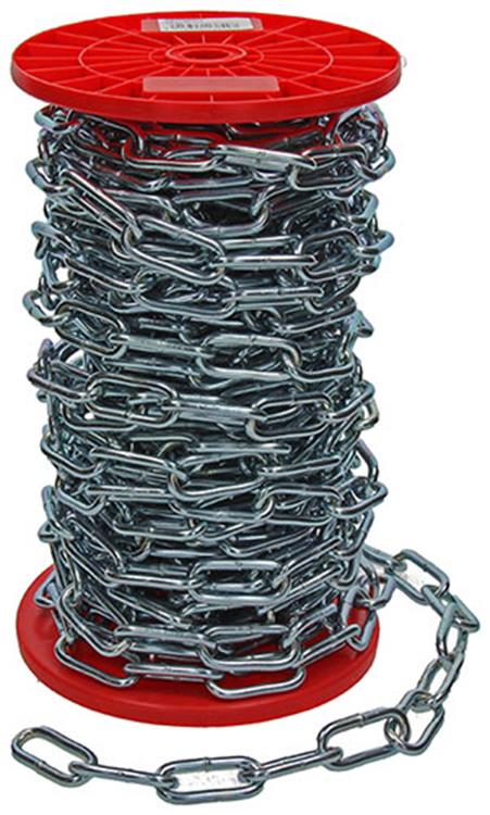 1015131 - maillon de chaîne long din5685-1ø 6mm l 42mm 25m wwl 160 kg | 25 pièces