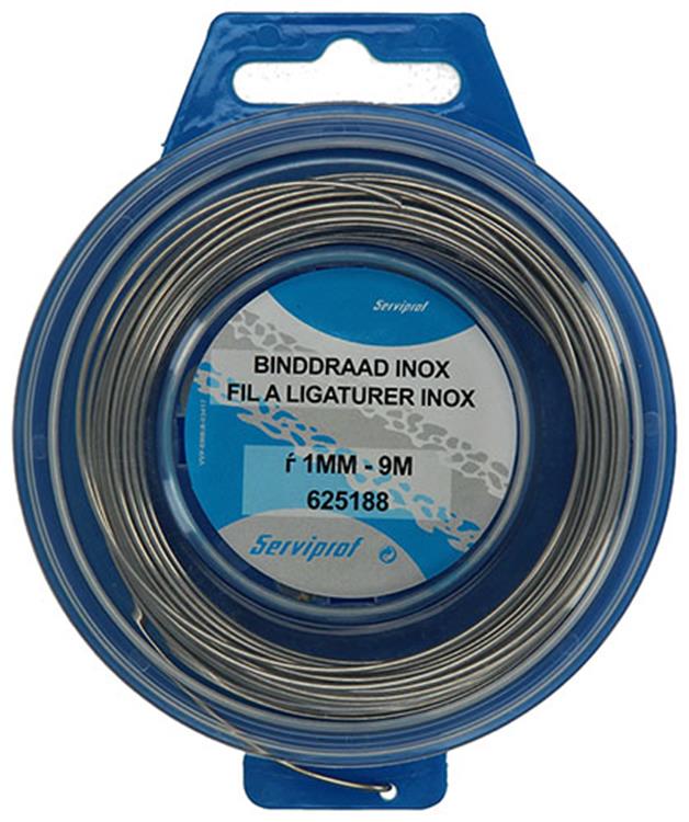 Mack 1015188 - fil de reliure inox hobby ø1mm - 9m | 6 pièces